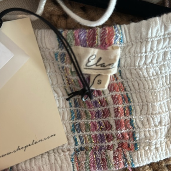 Elan Maxi Tie Neck Tiered Maxi Dress - Picture 4 of 4